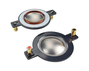 Planet Gates GHXAMP 51.3MM Voice Coil Titanium Film Horn Tweeter Diaphragm Driver Ring Treble Speaker Repair Accessories DIY 2PCS