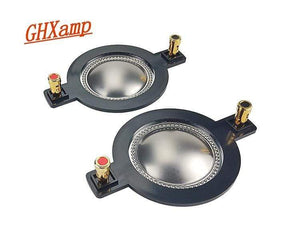 Planet Gates GHXAMP 51.3MM Voice Coil Titanium Film Horn Tweeter Diaphragm Driver Ring Treble Speaker Repair Accessories DIY 2PCS