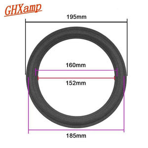 Ghxamp 8 Inch Speaker Suspension Foam Surround Side 195mm Woofer Speaker Repair Parts For A608 A0108A 2PCS