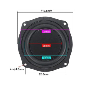 GHXAMP Bass Radiator 113MM Low Frequency Passive Radiator Speaker Vibration Diaphragm Rubber For 4 INCH 5 INCH Subwoofer Speaker