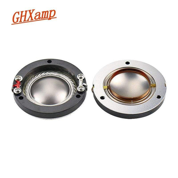 Planet Gates GHXAMP Flat Wires 34.4MM Titanium Diaphragm Tweeter Voice Coil Horn 34MM Core 8OHM Speakers Repair Accessories Driver DIY 2PCS