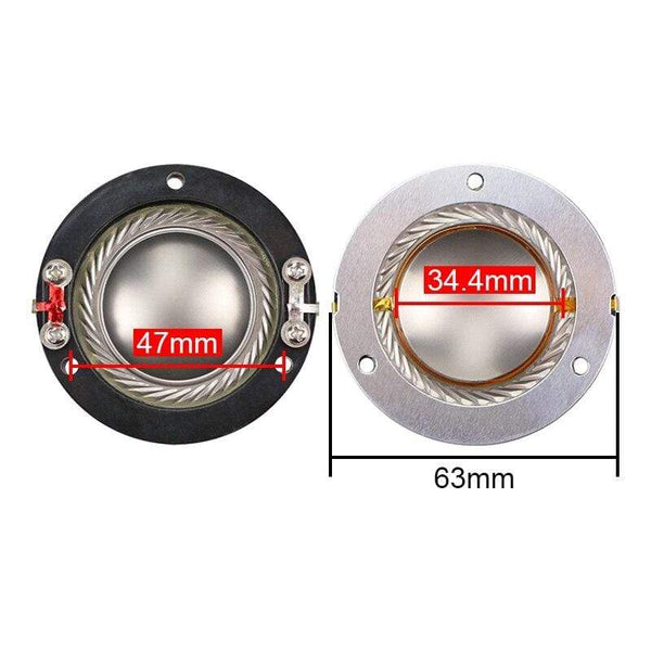 Planet Gates GHXAMP Flat Wires 34.4MM Titanium Diaphragm Tweeter Voice Coil Horn 34MM Core 8OHM Speakers Repair Accessories Driver DIY 2PCS
