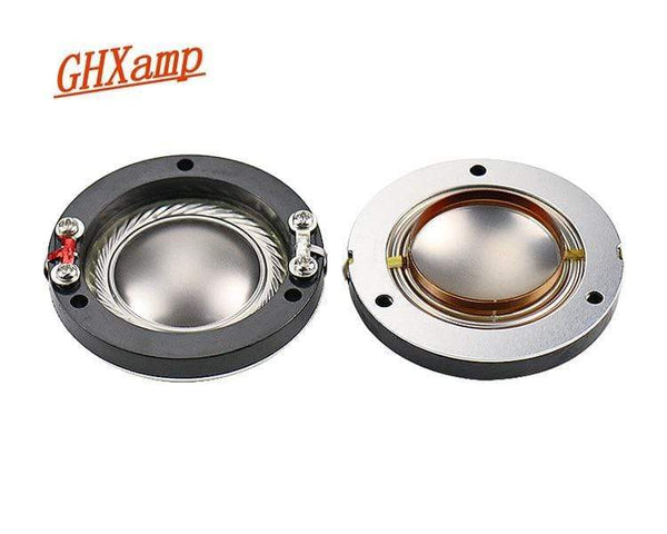 Planet Gates GHXAMP Flat Wires 34.4MM Titanium Diaphragm Tweeter Voice Coil Horn 34MM Core 8OHM Speakers Repair Accessories Driver DIY 2PCS