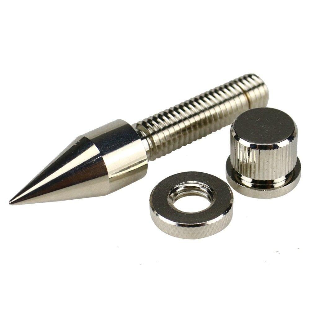 GHXAMP M8*60mm Speaker Spikes Stand Feet Pad Copper Audio Tripod Nails Subwoofer Speakers Suspension Dedicated 4 Sets