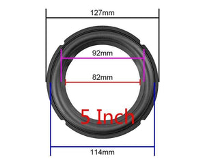 Planet Gates GHXAMP Speaker Rubber Edge 4 Inch 5Inch 6.5 Inch 8 Inch Notch Surround Fold Ring Repair Audio Speaker Rubber Suspension Part DIY