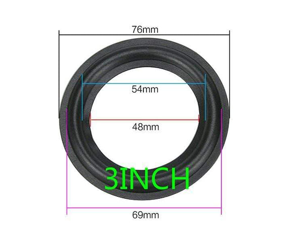 Planet Gates GHXAMP Speaker Rubber Surround Repair 3 inch 4 inch 5 inch 6.5 8 inch Speaker Subwoofer Accessories General Folding Edge Diy