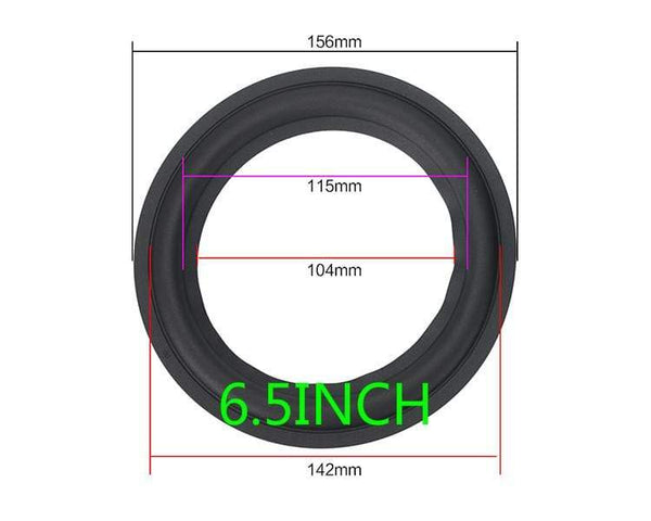 Planet Gates GHXAMP Speaker Rubber Surround Repair 3 inch 4 inch 5 inch 6.5 8 inch Speaker Subwoofer Accessories General Folding Edge Diy