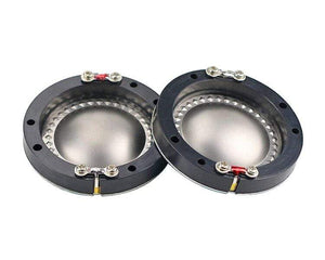 Planet Gates GHXAMP Titanium Film 44.4MM Voice Coil Horn Tweeter Diaphragm Core 8OHM Speakers Repair Accessories Driver DIY Round Wires 2PCS