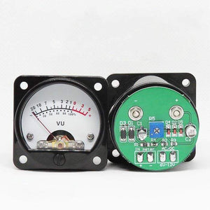 Planet Gates GHXAMP VU Meter With LED Backlight Front Rear Driver Board 45mm Pointer type VU Level Meter Direct Connect Amp Output 2PCS