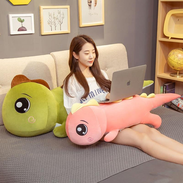 Planet Gates Giant Big Eyes Dinosaur Plush Toy Soft Stuffed Cartoon Animal Dinosaur Doll Girlfriend Sleeping Pillow Baby Kids Birthday Gift