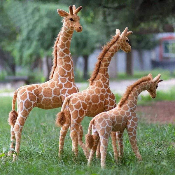 Planet Gates Giant simulation giraffe plush toy doll indoor bar lobby room decoration ornaments realistic animal photography model toy Gift