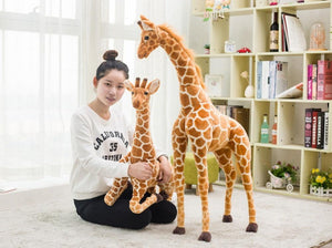 Planet Gates Giant simulation giraffe plush toy doll indoor bar lobby room decoration ornaments realistic animal photography model toy Gift