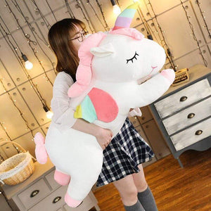 Planet Gates Giant Unicorn Plush Toy Soft Sitting Stuffed Popular Cartoon Unicorn Dolls Animal Horse Toys