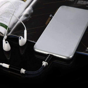 Planet Gates gift Aux Audio Extension Cable 3.5mm Female Earphone Jack Adapter Headphone Converter for iPhone 7 8 Plus XS w USB Cable Gift