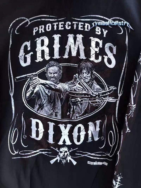 Planet Gates Gildan walking dead filigree zipper 50% Cotton 50% Polyester Pre Shrunk Flanging Black Men Hoodies Sweatshirts