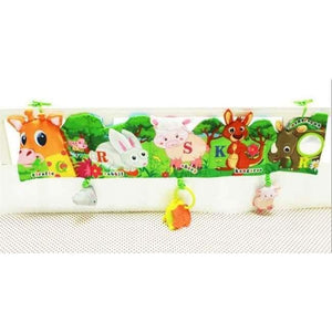 Planet Gates Giraffe Baby Toys Soft Animal Cloth Books For Newborns 0-12 Months Infant Development Rustle Sound Educational Stroller Rattles Toy Bed