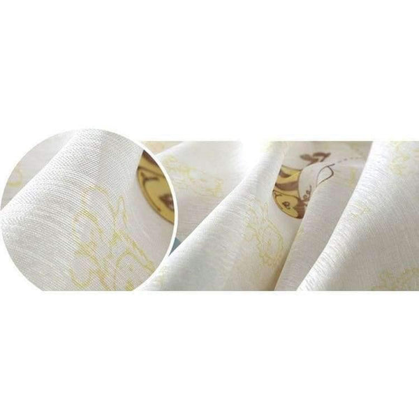 Planet Gates Giraffe Pattern Modern Shade Blinds Thick Window Blackout Curtains for Children Living Room Bedroom Kids Fabric Rideaux