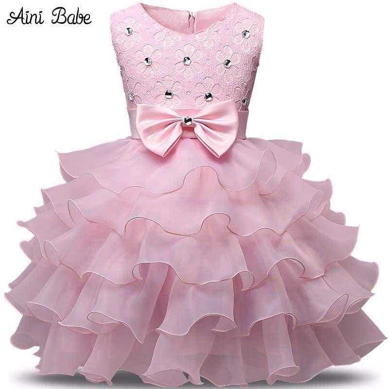 Planet Gates Girl Dress Summer 0-8 Years Floral Baby Girls Dresses Vestidos 9 Colors Wedding Party Children Clothes Birthday Clothing