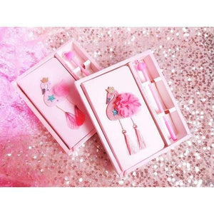 Planet Gates Girl Heart Dream Girl Lovely Pink Notebook Flamingo Shining Flowers Creative Wind Notebooks Office Stationery School Writing Pad