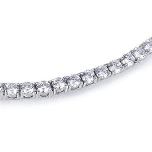 Planet Gates Girl white color 3.0mm cubic zironia tennis bracelet for women 7.5 inches 3 options charm silver color bracelet gift