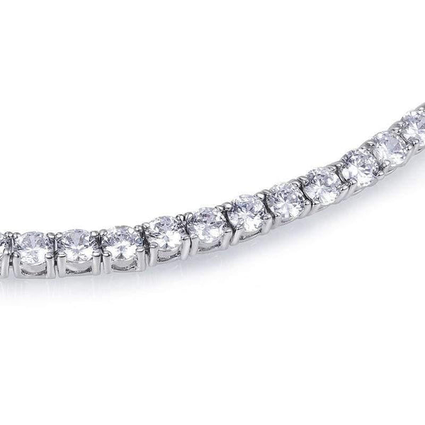 Planet Gates Girl white color 3.0mm cubic zironia tennis bracelet for women 7.5 inches 3 options charm silver color bracelet gift