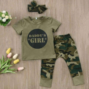 Planet Gates Girls camouflage / 6M Baby Girls Boys Clothes Set New Summer Newborn Baby Girl Clothing  Short Sleeve T Shirt Pant Toddler Camouflage Outfits Set