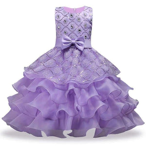 Planet Gates Girls dresses for Wedding Party Baby Girls Sleeveless Big Bow Princess Dress Children Party Vestidos New Year clothes