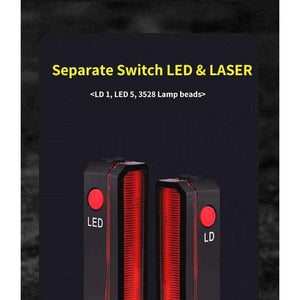 Planet Gates GIYO USB Rechargeable Taillight Bike Warning Light Cycling LED Tail light Waterproof MTB Road Bike Bicycle Rear Light Back Lamp