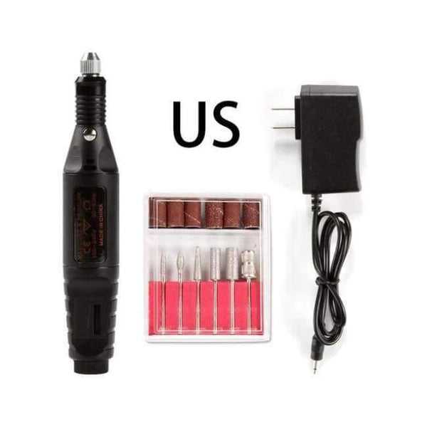 Planet Gates GJ1451DUS Electric Apparatus Machine for Manicure Pedicure Nail Art Milling Cutters for Manicure Cuticle Gel Remover Tools Nail Drill Bits