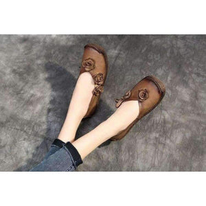 Planet Gates GKTINOO Women Shoes Spring Genuine Leather Flat Shoes Woman Loafers Handmade Soft Outsole Comfortable Casual Shoes Women Flats