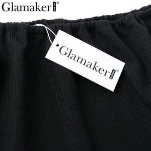 Planet Gates Glamaker Off shoulder bodycon button crop winter dress Women knitted split long sleeve sexy dress Two-piece suit maxi dress 2018