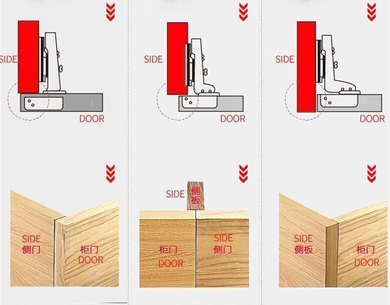 Glass Hinge Opening Round Head Damping Hydraulic Buffer Glass Hinge Glass Display Wine Cabinet Door Cold Rolled Steel Hinge