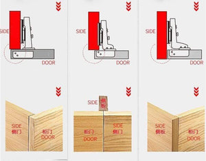 Glass Hinge Opening Round Head Damping Hydraulic Buffer Glass Hinge Glass Display Wine Cabinet Door Cold Rolled Steel Hinge