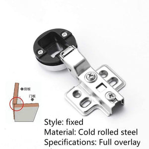 Glass Hinge Opening Round Head Damping Hydraulic Buffer Glass Hinge Glass Display Wine Cabinet Door Cold Rolled Steel Hinge