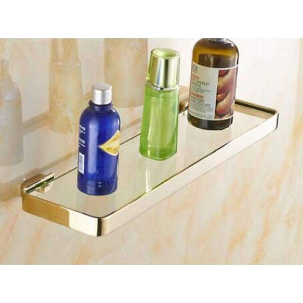 Planet Gates glass shelf Newly Brass Bathroom Accessories Set, Gold Square Toilet Brush Holder,Paper Holder,Towel Bar,Towel Holder, bathroom Hardware set