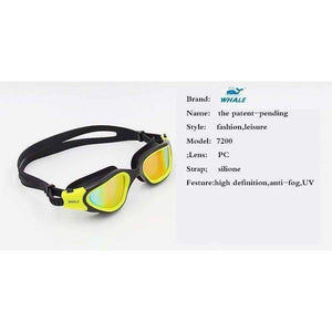 Planet Gates Glasses professional swimming goggles Adults Waterproof swim uv anti fog adjustable glasses oculos espelhado pool glasses