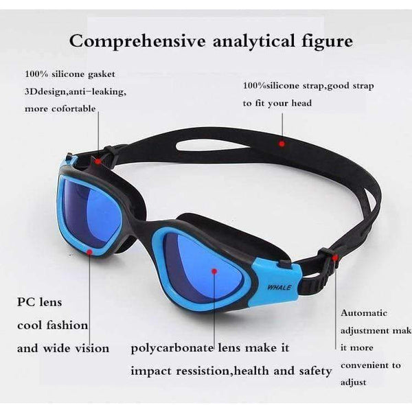 Planet Gates Glasses professional swimming goggles Adults Waterproof swim uv anti fog adjustable glasses oculos espelhado pool glasses