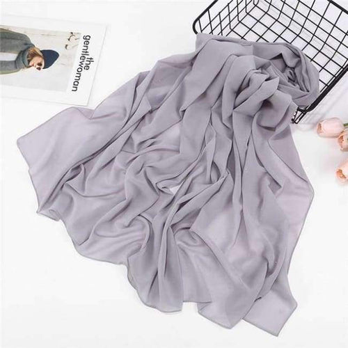 Planet Gates glitter 4 lt gray Plain bubble chiffon scarf hijab wrap printe solid color shawls headband muslim hijabs scarves/scarf 47 colors