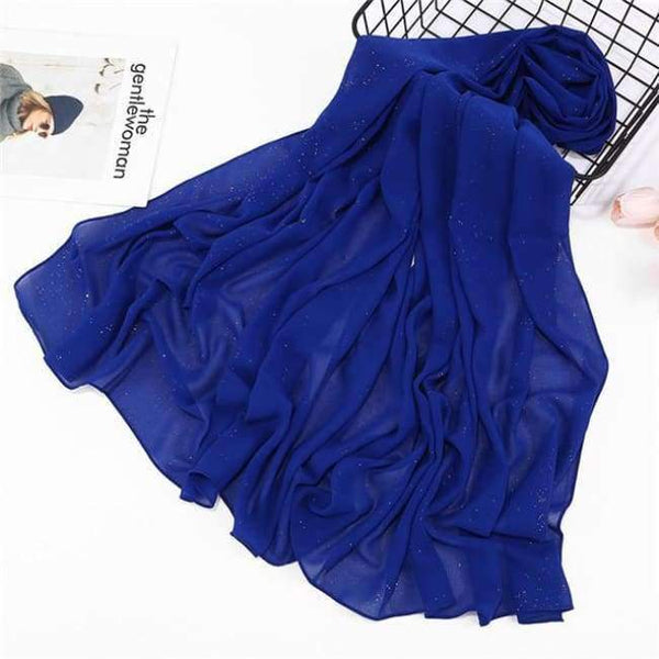 Planet Gates glitter 7 sapphire Plain bubble chiffon scarf hijab wrap printe solid color shawls headband muslim hijabs scarves/scarf 47 colors