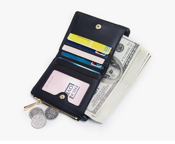 Planet Gates Glitter Pu Leather Women Wallet with Zipper Coin Pocket Card Holder Short Purse Ladies Small Wallet Female Carteras NEW