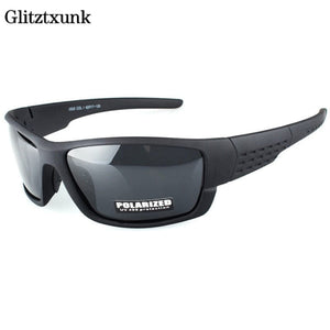 Planet Gates Glitztxunk Polarized Sunglasses Men Brand Designer Square Sports Sun Glasses for Men Driving Black Frame Goggle UV400 okulary