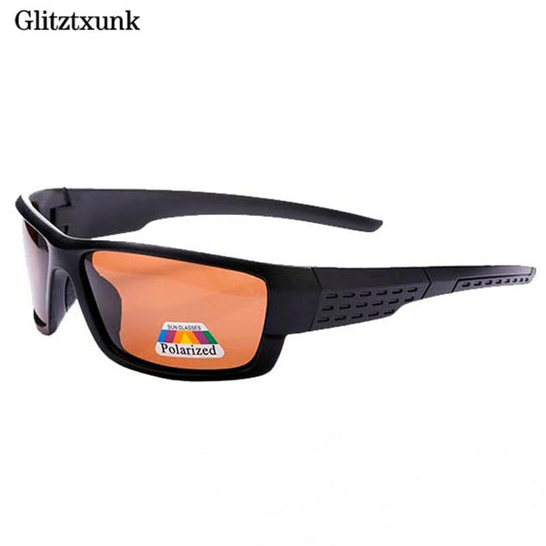Planet Gates Glitztxunk Polarized Sunglasses Men Brand Designer Square Sports Sun Glasses for Men Driving Black Frame Goggle UV400 okulary