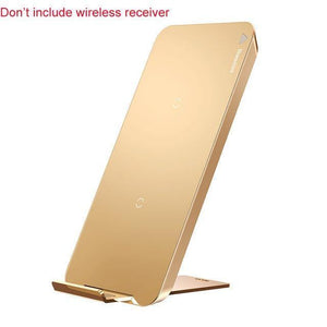 Planet Gates Glod Qi Wireless charger fast charging charger For iPhone X Samsung Galaxy S9 mobile phone charger holder for phone stand