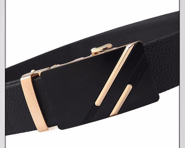 Planet Gates Gloden Buckle / 110cm Fashion Cowhide Men Belt Quality Luxury Designer Belts For Men Metal Buckles Brand Belt Man Teenager Belt