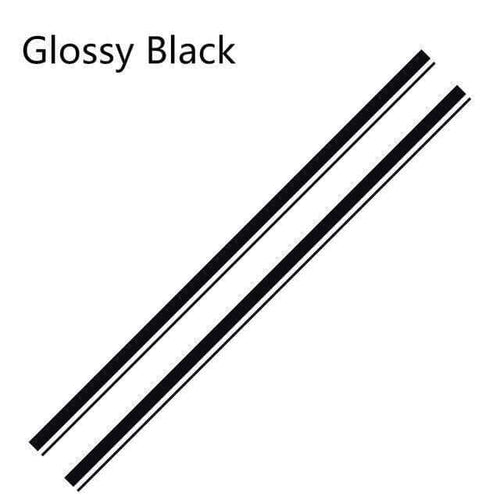 Planet Gates Glossy Black Car Side Stripes Stickers Vinyl Film Auto Decoration Decals For Volkswagen Cross Up GT Styling Automobile Car Tuning Accessories