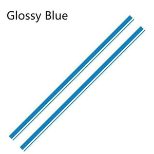 Planet Gates Glossy Blue Car Side Stripes Stickers Vinyl Film Auto Decoration Decals For Volkswagen Cross Up GT Styling Automobile Car Tuning Accessories