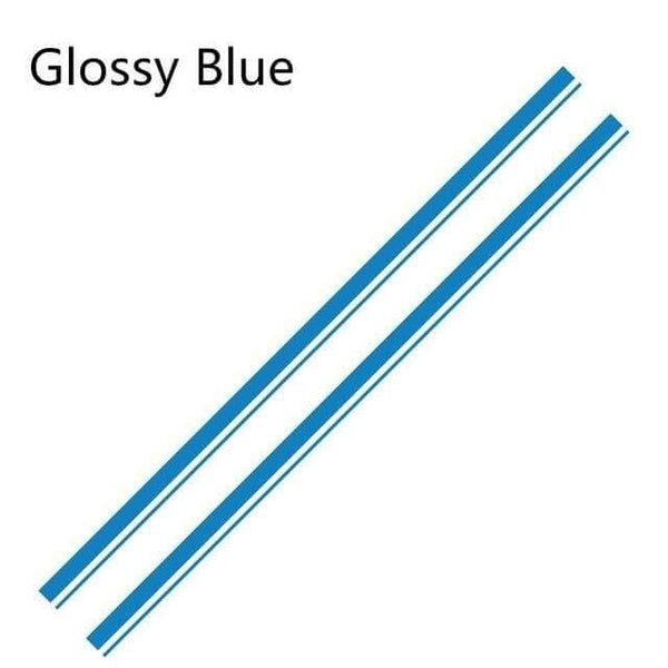 Planet Gates Glossy Blue Car Side Stripes Stickers Vinyl Film Auto Decoration Decals For Volkswagen Cross Up GT Styling Automobile Car Tuning Accessories