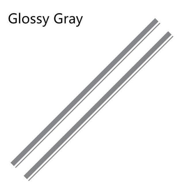Planet Gates Glossy Gray Car Side Stripes Stickers Vinyl Film Auto Decoration Decals For Volkswagen Cross Up GT Styling Automobile Car Tuning Accessories