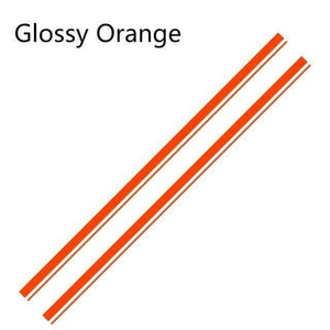 Planet Gates Glossy Orange Car Side Stripes Stickers Vinyl Film Auto Decoration Decals For Volkswagen Cross Up GT Styling Automobile Car Tuning Accessories