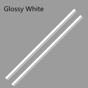 Planet Gates Glossy White Car Side Stripes Stickers Vinyl Film Auto Decoration Decals For Volkswagen Cross Up GT Styling Automobile Car Tuning Accessories